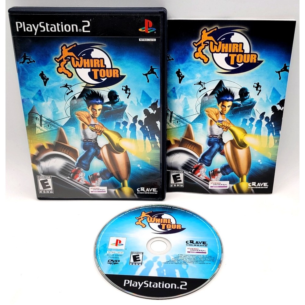 Whirl Tour PlayStation 2 PS2 CIB COMPLETE IN BOX